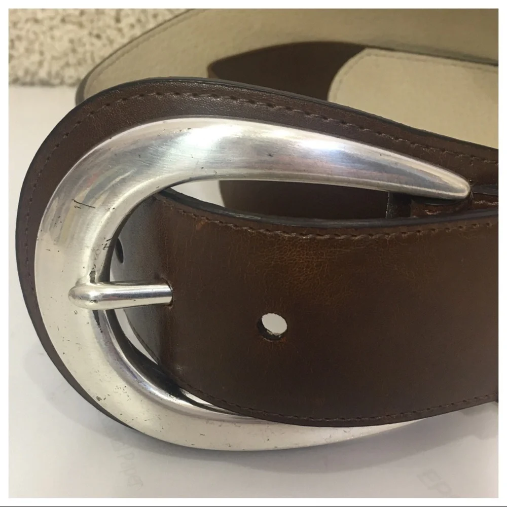 Chico’s brown  leather belt
